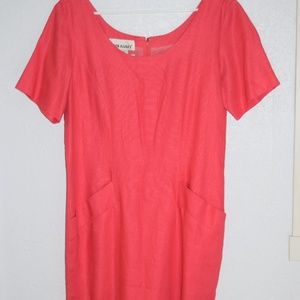 Women's Dress- Coral, Sheath